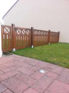 Clôture bois